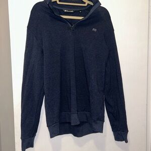 Travis Mathew Dark Blue Zip Up Sweater